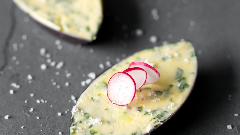 Rettichkrautbutter mit Fleur de Sel