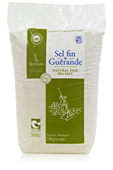 Gros sel de Guérande séché sac 150g - LE NATURSEL