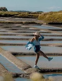 @Floriane_lt et @carol_ananas au coeur des marais salants de Guérande