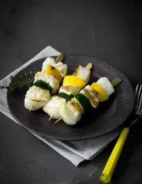 Brochettes de poisson