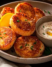 Croquette de chou-fleur à l’ail et ciboulette