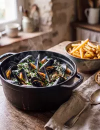 Recette de moules marinières au Sel de Guérande