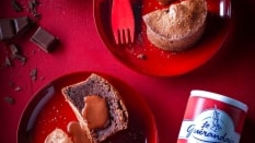 Mi-cuit chocolat au sel moulu de Guérande au piment d'Espelette