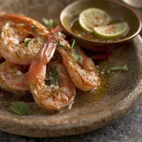 gambas croute de sel