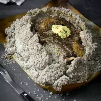 Cote de boeuf en croute de sel