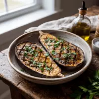 Aubergines grillées