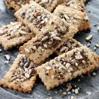 Crackers "fait-maison" au sel de Guérande
