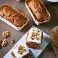 Mini carrot cake aux noix, épices et Fleur de sel