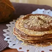 Mini crêpes aux chocolats